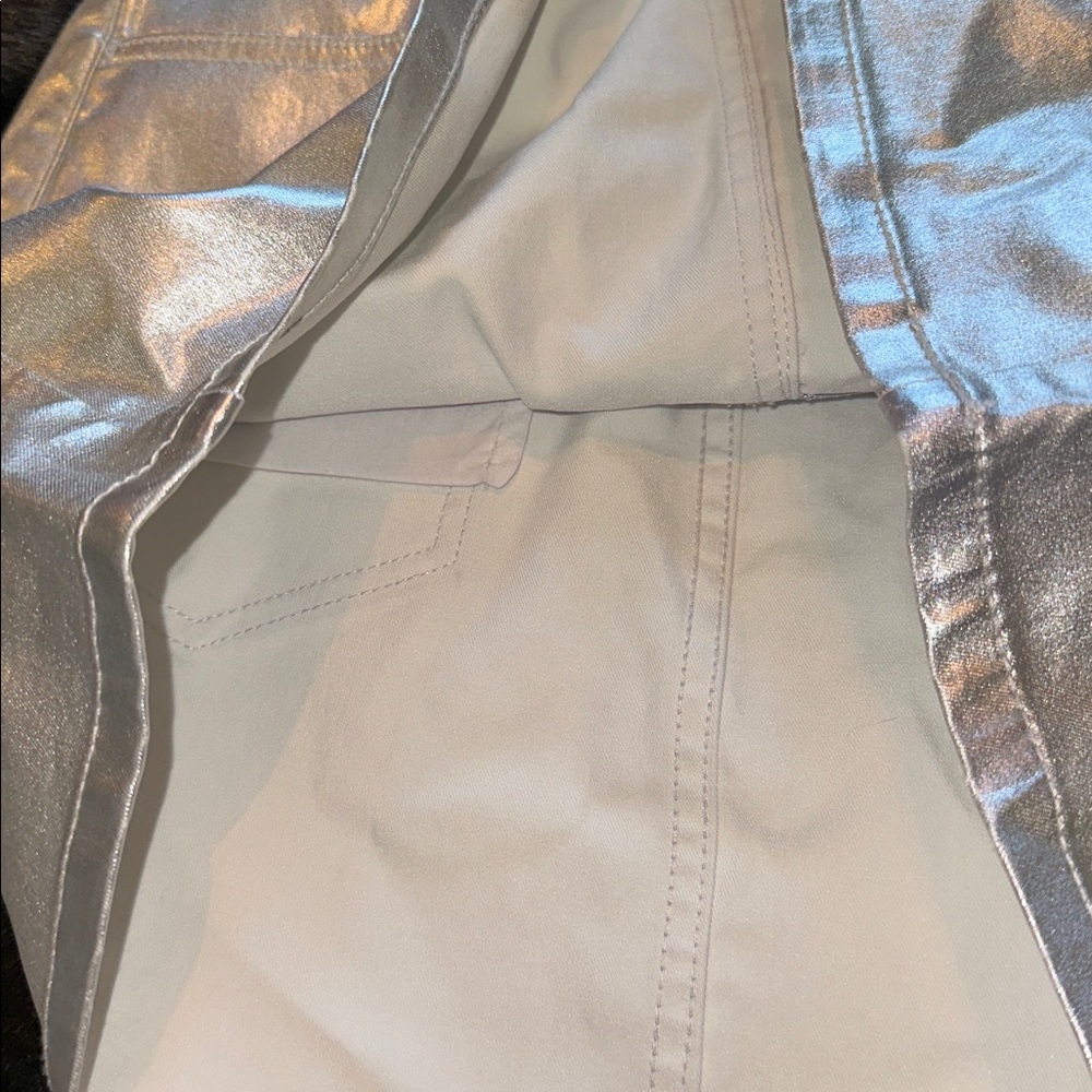 Calvin Klein Metallic Mini Skirt - Picture 4 of 4